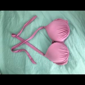 Lavender purple push-up bikini top